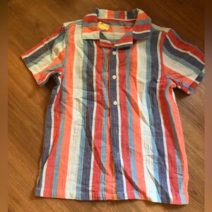 📳 Cat & Jack | Stripped Button Up